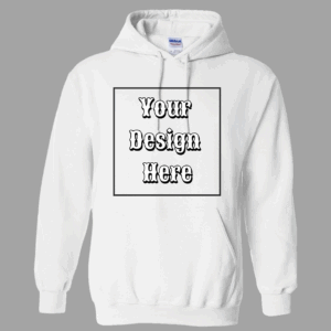 Full Chest Front Hoodie Whit