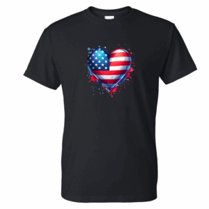 Patriotic Heart Unisex