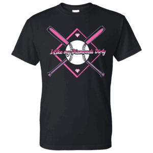 I like my diamonds dirty Pink Black