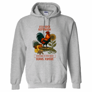 Something to Crow about Grey Hoodie