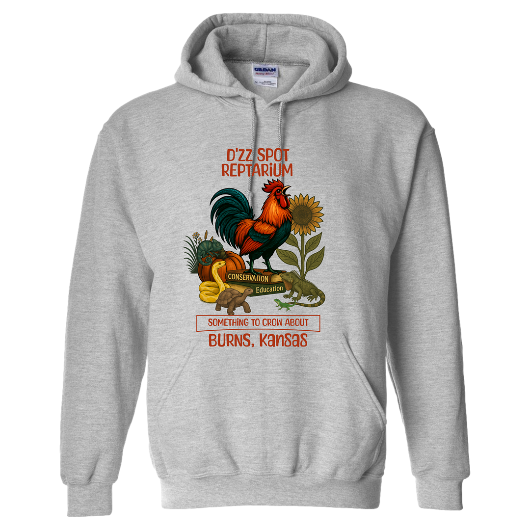 Something to Crow about Grey Hoodie