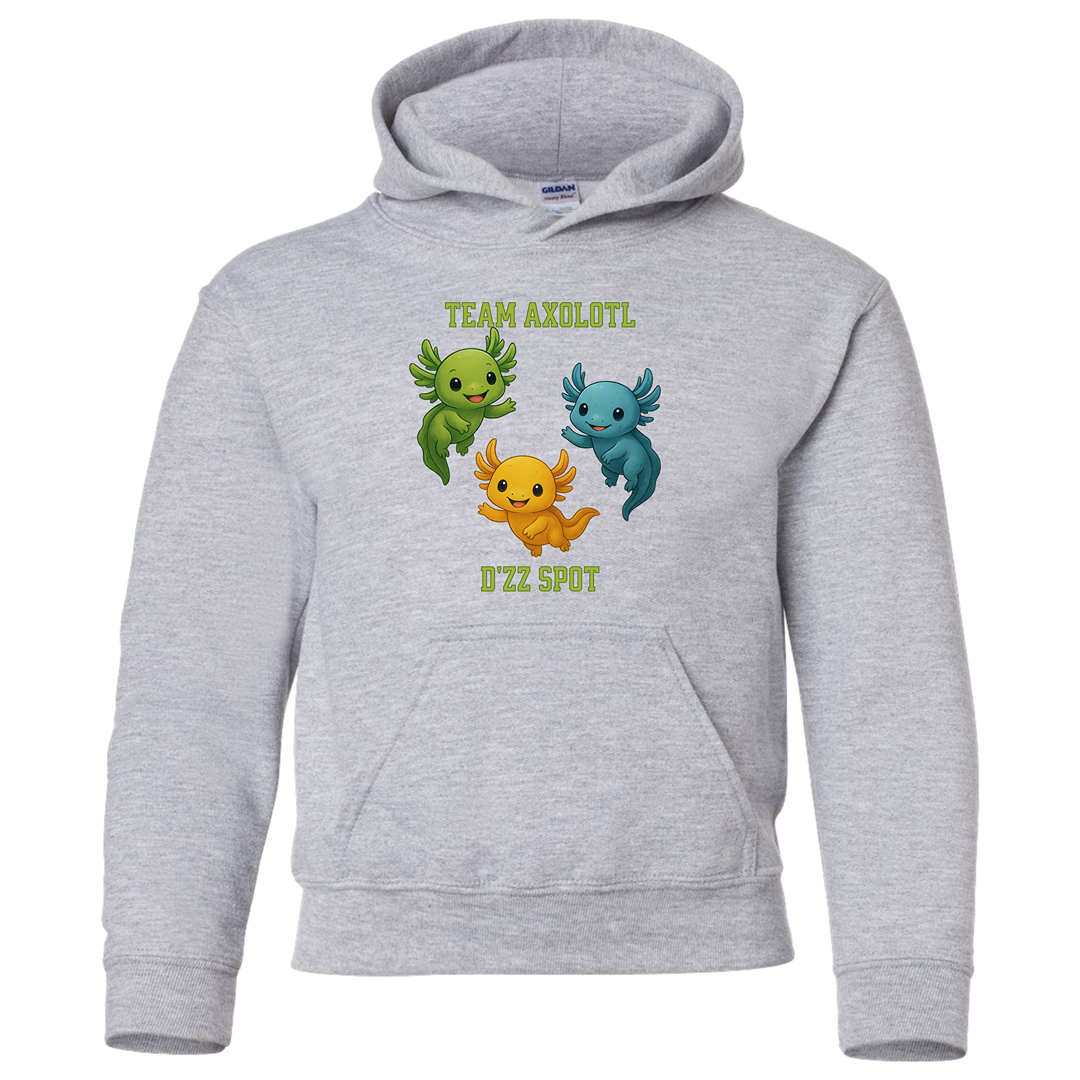 Axolotl Grey Youth Hoodie