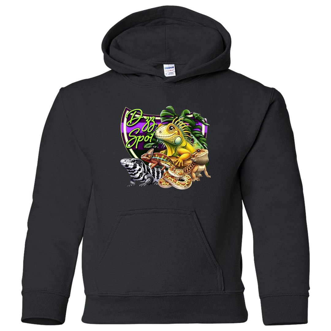 Black Youth Hoodie Dzz Spot