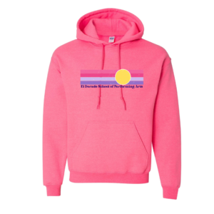 EDSPA Adult Sunset Hoodie Pink