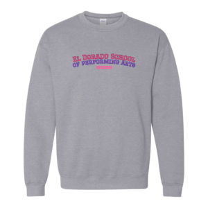 EDSPA Adult collegiate Grey sweat shirt