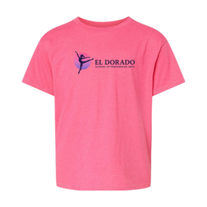 EDSPA Logo Youth - Pink Lemonade Front T-Shirt